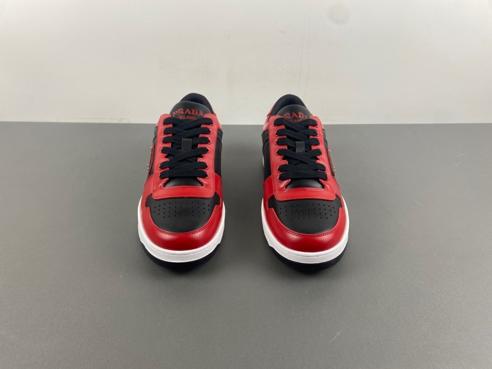 The Fusion of Elegance and Sport: Prada Downtown Sneaker Red and Black