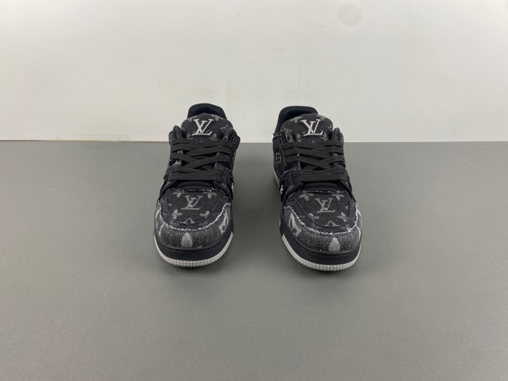 Luxury Reinvented: Louis Vuitton LV Trainer Black and White Check