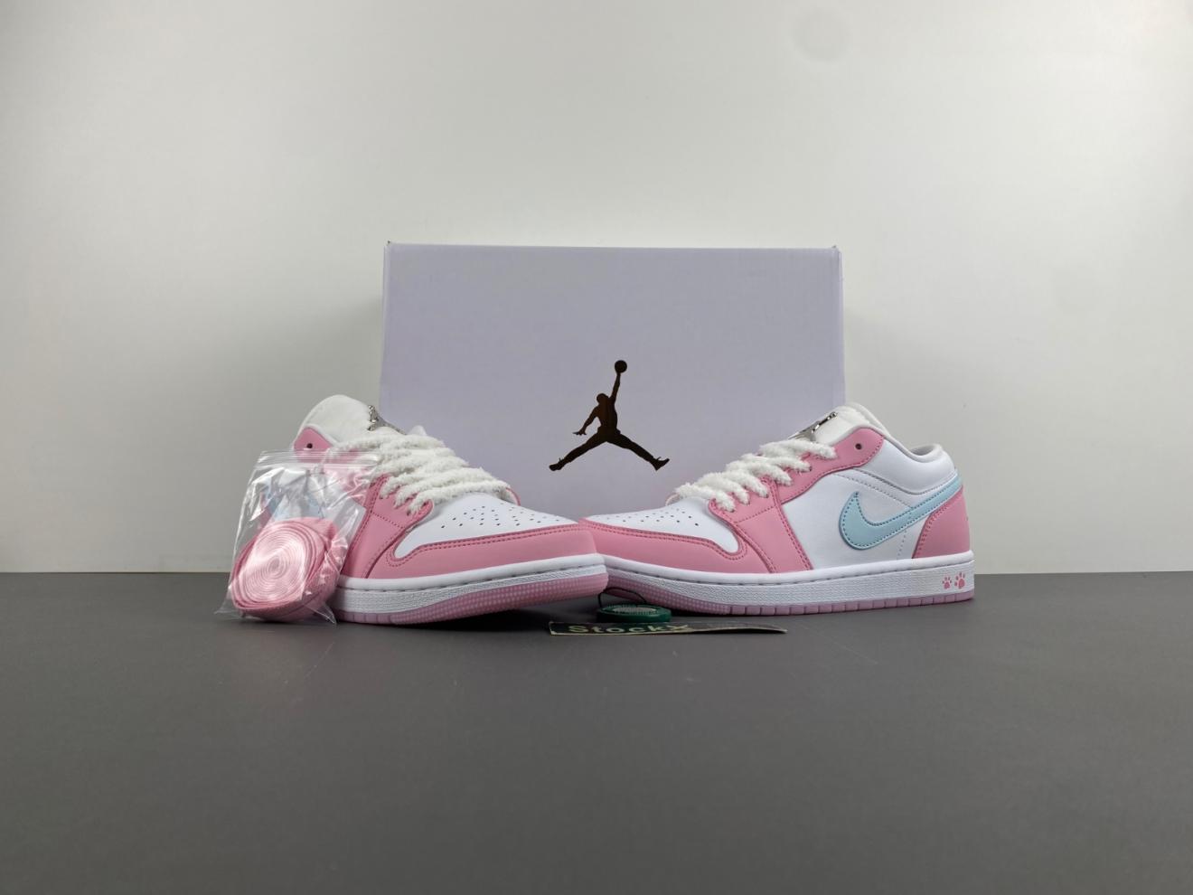 The Playful Prowess of Air Jordan 1 Low SE Paw Print Pink Foam HM3706-141