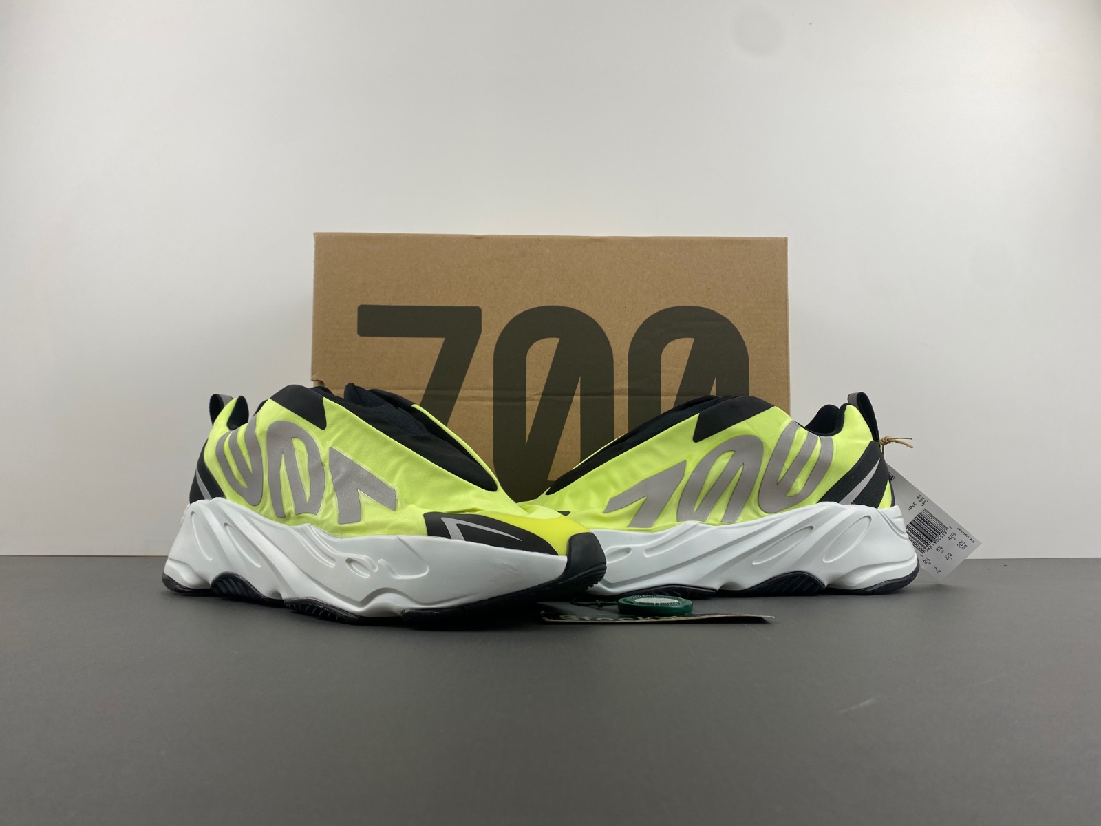 The Neon Wave: Adidas Yeezy Boost 700 MNVN Laceless ‘Phosphor’ GY2055