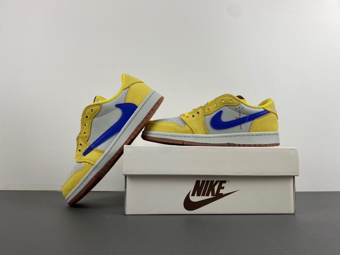 The Confluence of Music and Sport: Travis Scott x Air Jordan 1 Low OG Canary Yellow DO5442-162