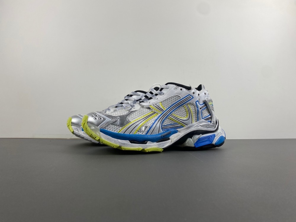 The Fusion of Fashion and Functionality: Balenciaga Runners Grey Blue Yellow 772774-W3RNY-0213