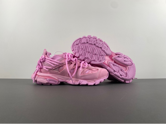 Balenciaga Sport Shoes ‘Track Laces’ in Pink: Bold Fashion Meets Performance