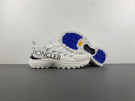 Moncler Trailgrip Lite 2 Sneakers in White: Sleek Simplicity with Advanced Performance