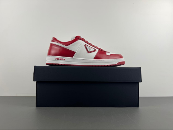 Prada Downtown Sneaker Red: Bold Elegance