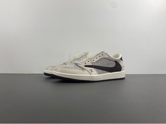 Travis Scott x Air Jordan 1 Low OG Off White Gray LX1988-100