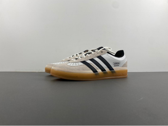 Reinterpreting Classic Elegance: Bad Bunny x adidas Gazelle Indoor Off White Black Gum