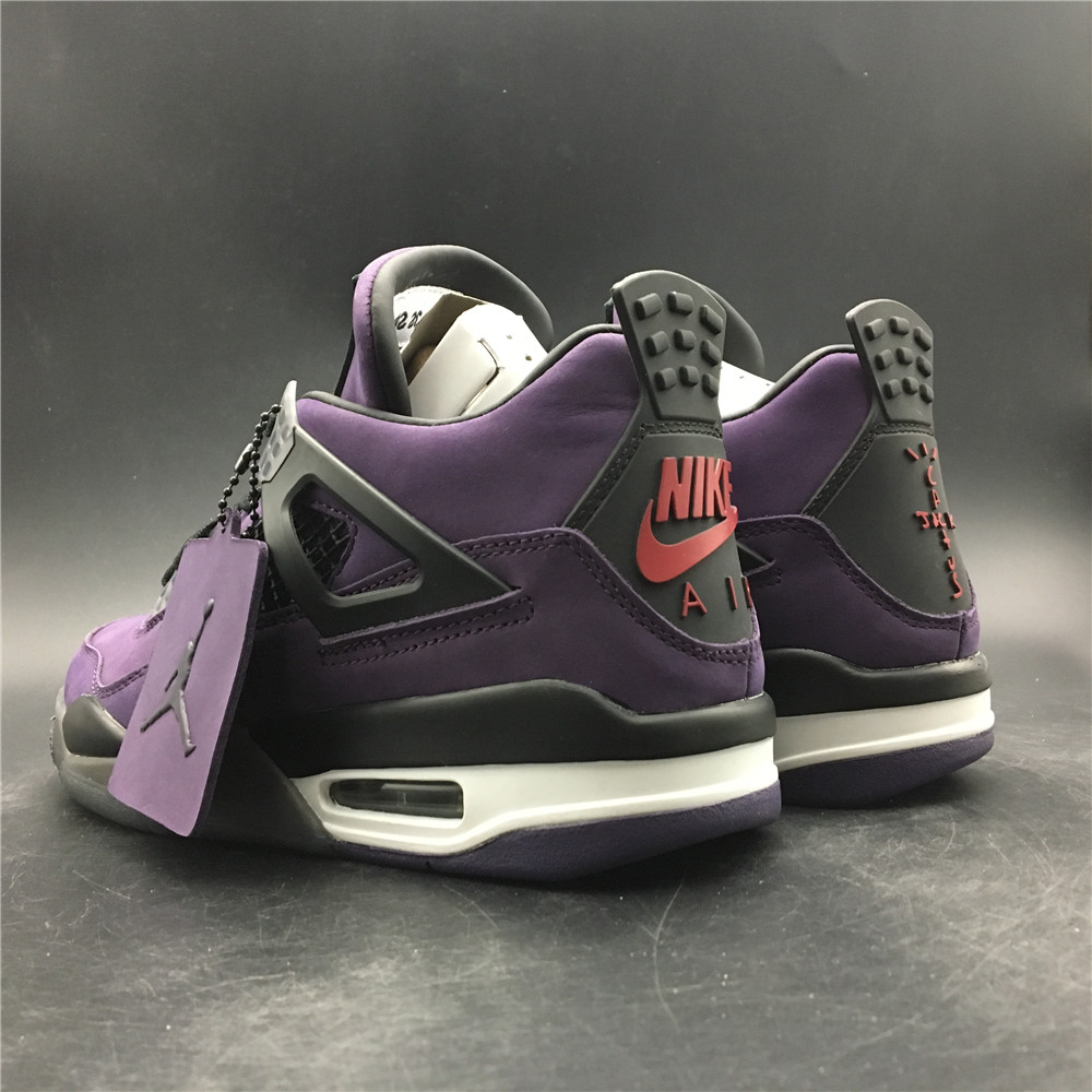 Jordan 4 Retro Travis Scott Purple (Friends and Family) 766296 LN4