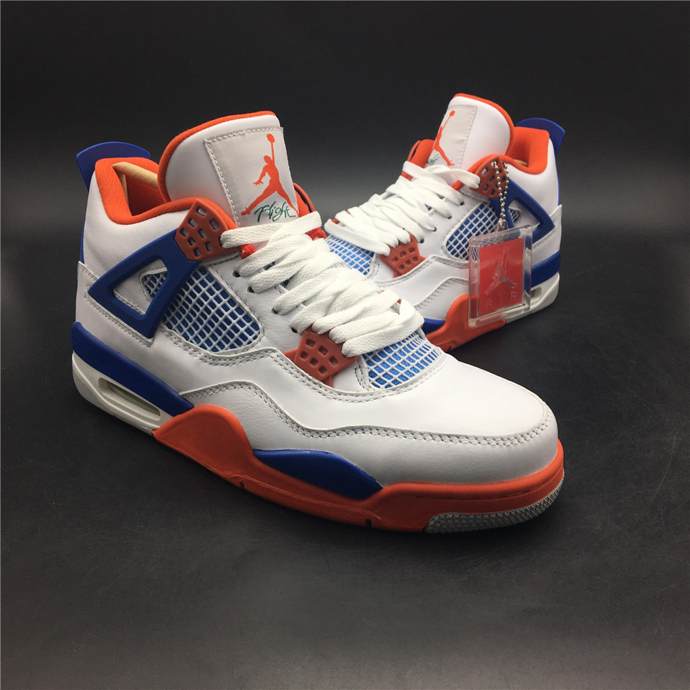 Jordan 4 White Royal Blue Orange 308497-171